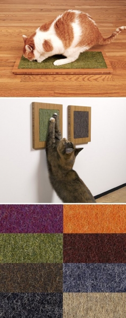 LOW PROFILE CAT SCRATCHERS FROM SQUARE CAT HABITAT